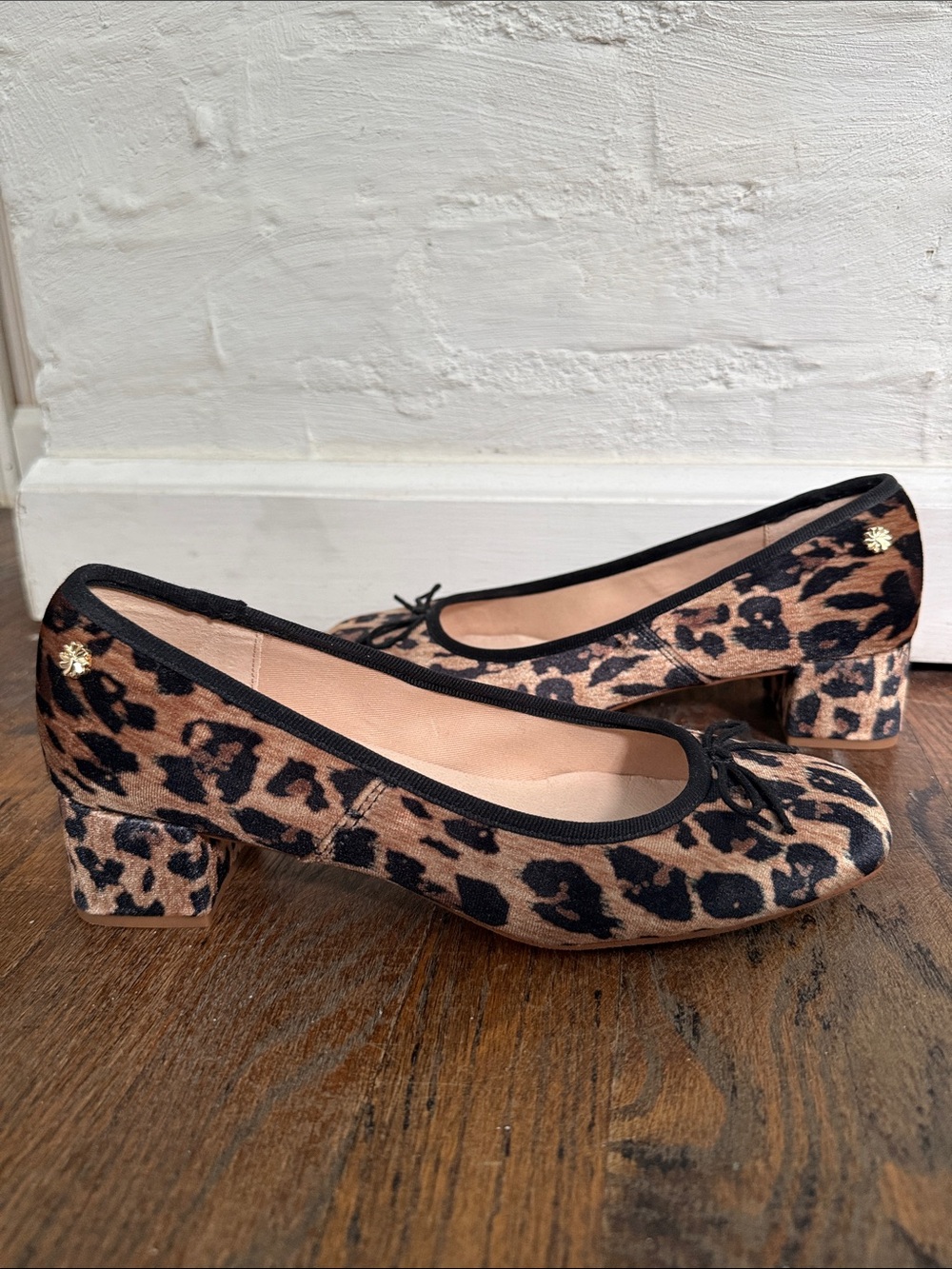 Jack Rogers Leopard-Print Maddy Ballet Mid Heel Pump size 8 - Picture 3 of 6